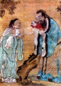 Конфуций представляет молодого Гуатаму Будду философу Лао-цзы