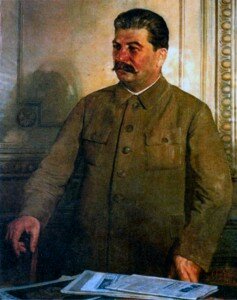 Иосиф Виссарионович Джугашвили (Сталин) (1878/79-1953). Художник Й. И. Бродский. 1937 г.