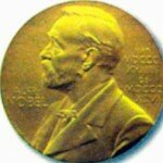 Лицевая сторона золотой медали нобелевского лауреата