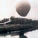 Воздушный шар «Русский», на котором Менделеев 7 августа 1887 года совершил полет для наблюдения полного солнечного затмения