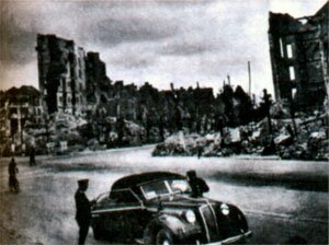 Разрушенный Берлин. Фото Д. Онохина. 1945 г.