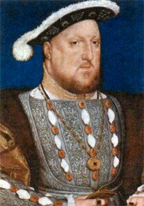 Генрих VIII (1491-1547). Художник Г. Голъбейн Младший. 1534-1536 гг.