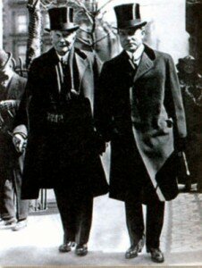 Джоны Рокфеллеры Старший и Младший. Фото 1921 г.