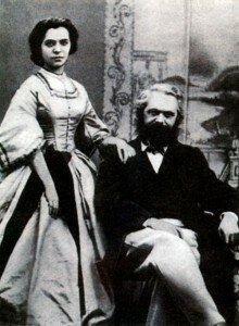 Карл и Женни Маркс. Фото 1866 г.