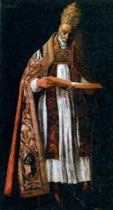 Папа Григорий I. Художник А. Сурбаран. 1626-1627 гг.