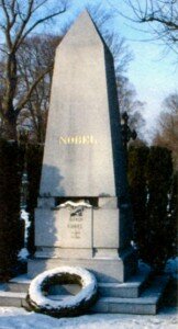 Могила Альфреда Нобеля в Стокгольме