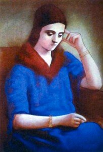 Портрет Ольги Пикассо. 1922-1923 гг.